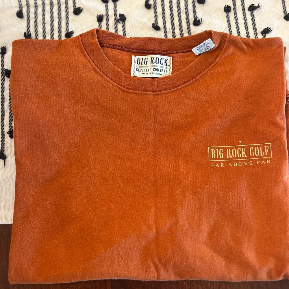 Men's Orange Short Sleeve Tee